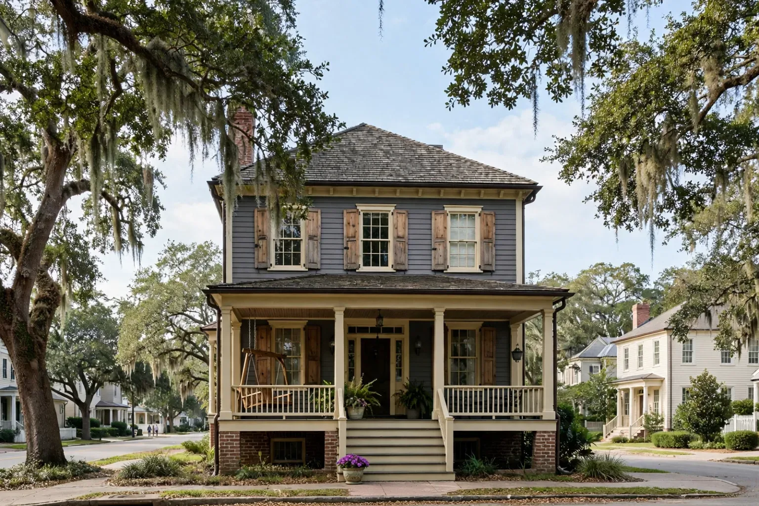 Escena de bienes raíces de inversión representativa del financiamiento DSCR en South Carolina