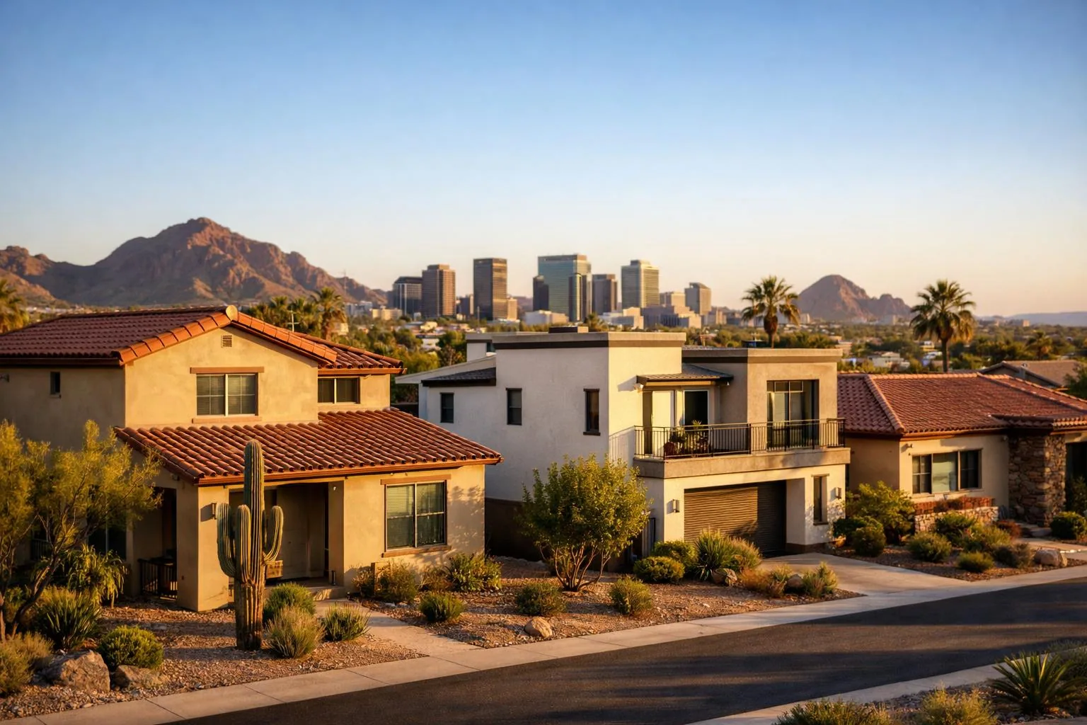 Investment real estate scene representative of DSCR lending in Arizona