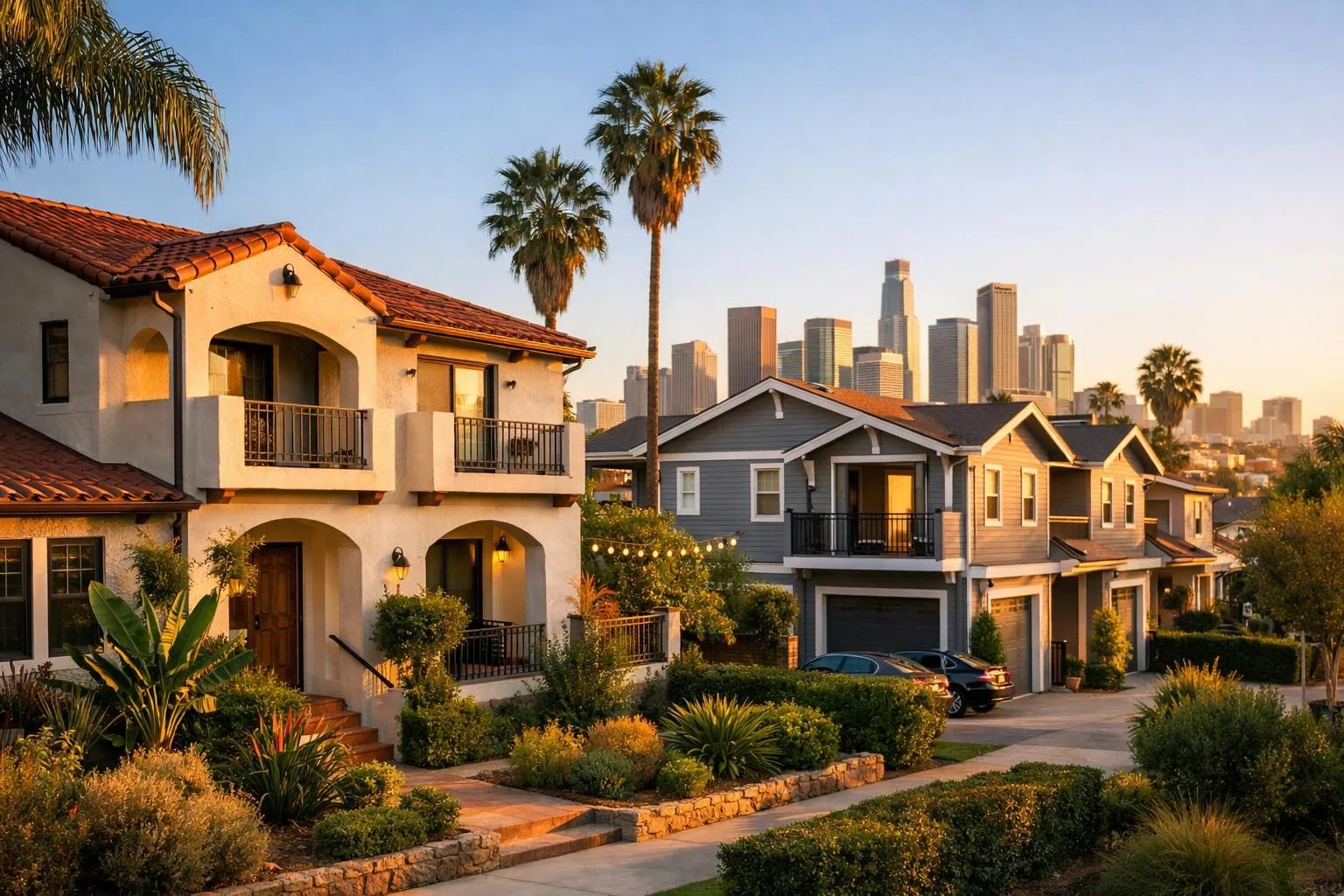 Investment real estate scene representative of DSCR lending in California