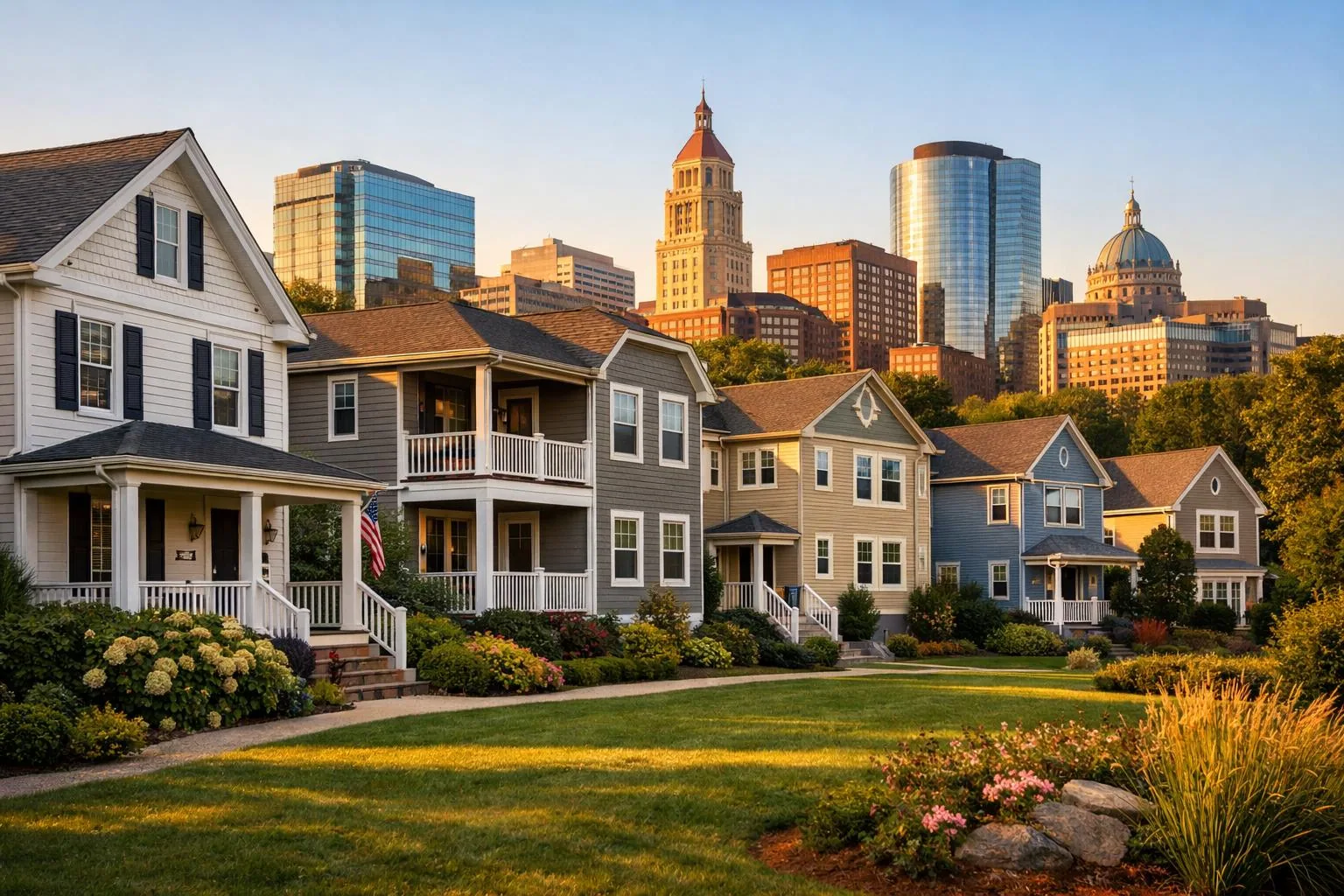 Investment real estate scene representative of DSCR lending in Connecticut