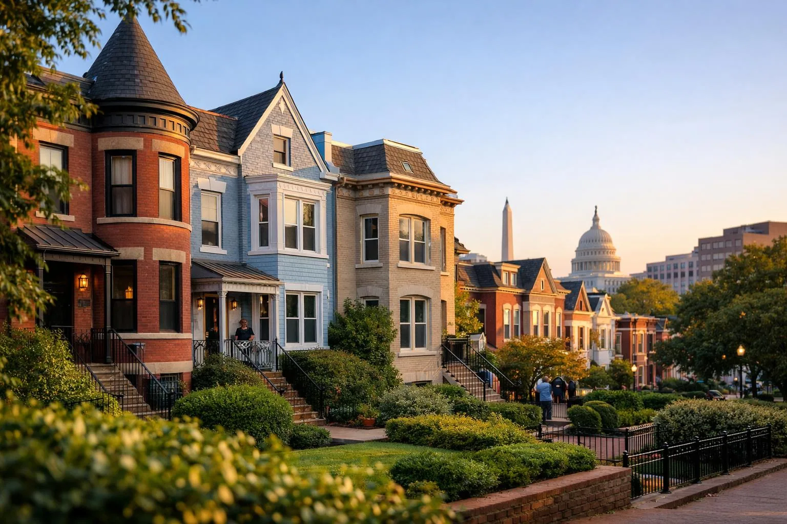 Investment real estate scene representative of DSCR lending in District of Columbia