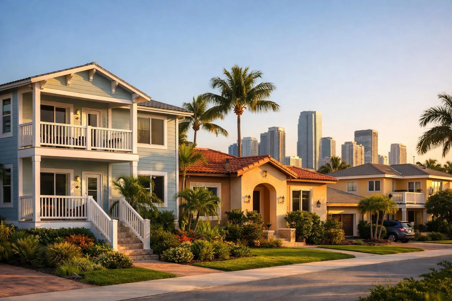 Investment real estate scene representative of DSCR lending in Florida