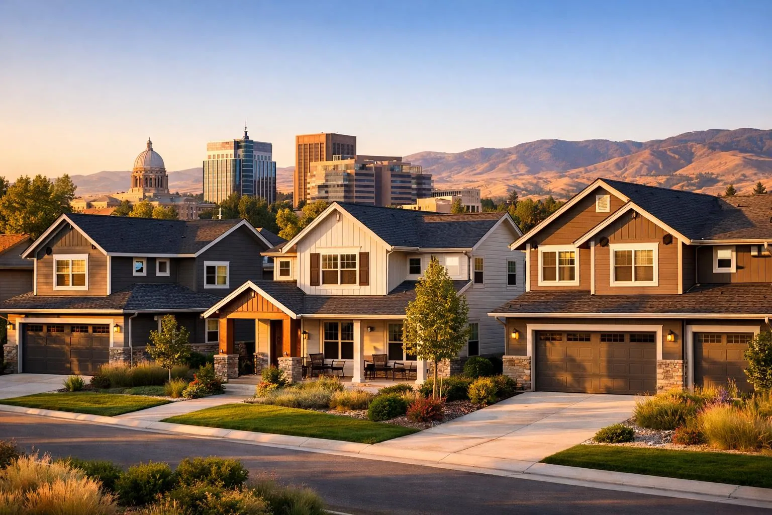 Investment real estate scene representative of DSCR lending in Idaho