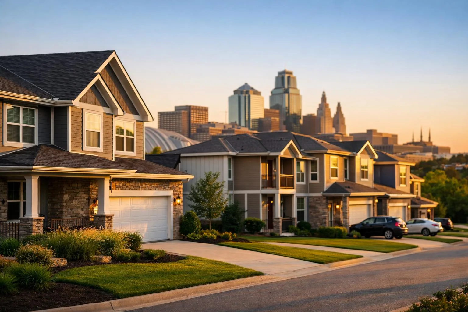 Investment real estate scene representative of DSCR lending in Kansas