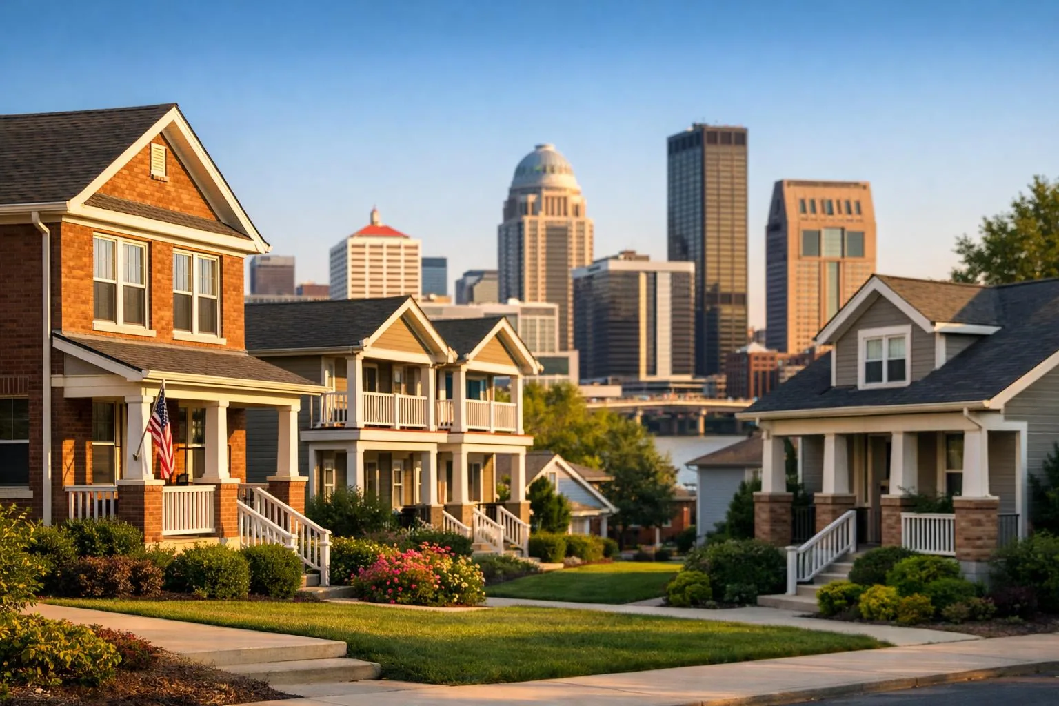 Investment real estate scene representative of DSCR lending in Kentucky