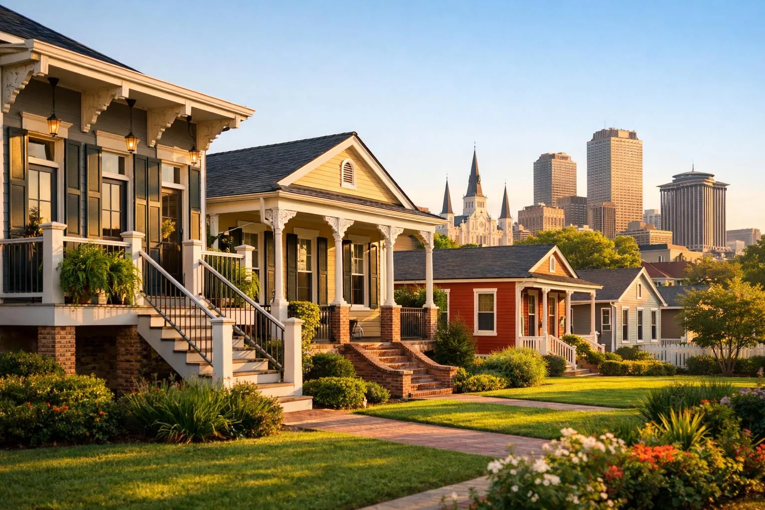 Investment real estate scene representative of DSCR lending in Louisiana