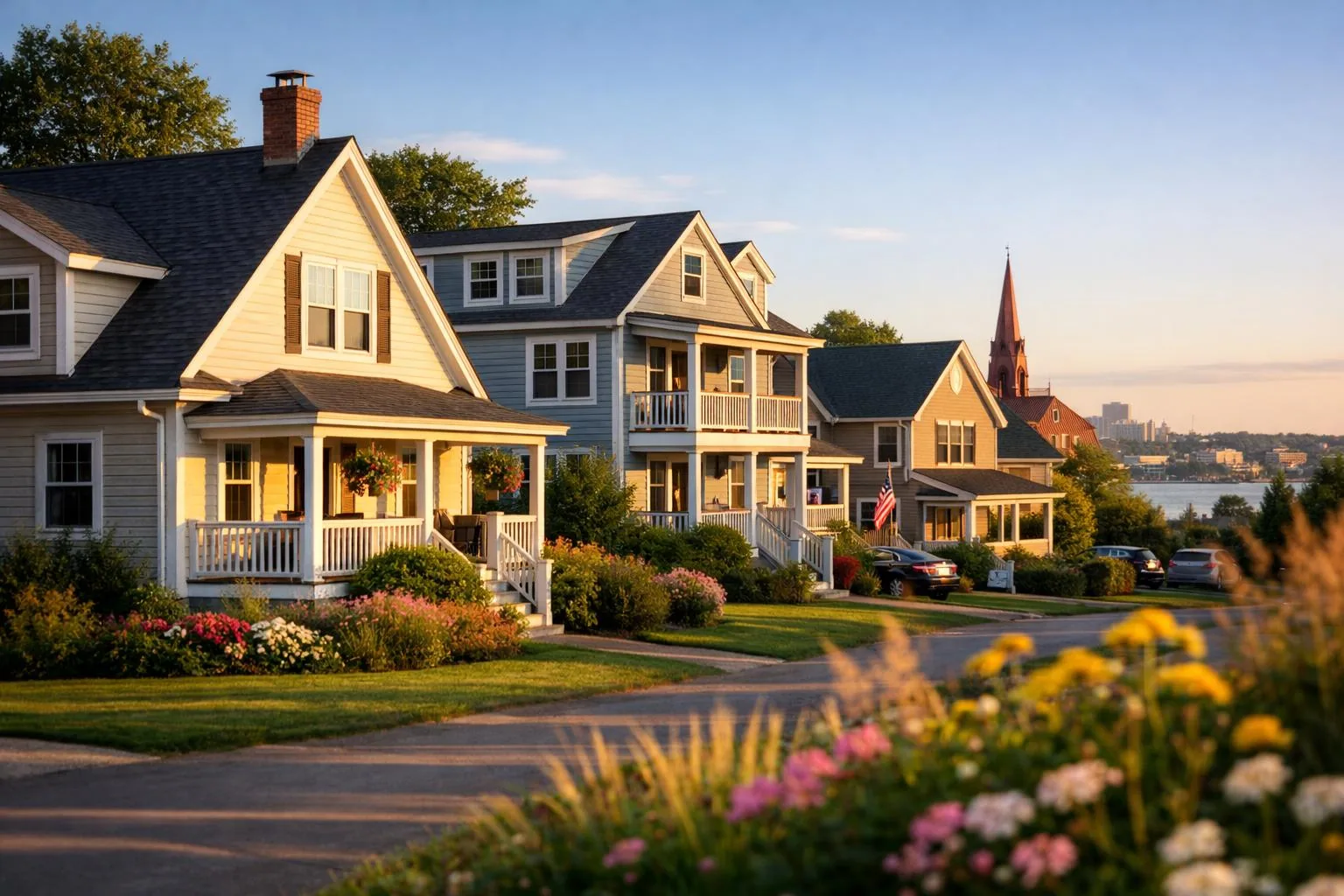 Investment real estate scene representative of DSCR lending in Maine