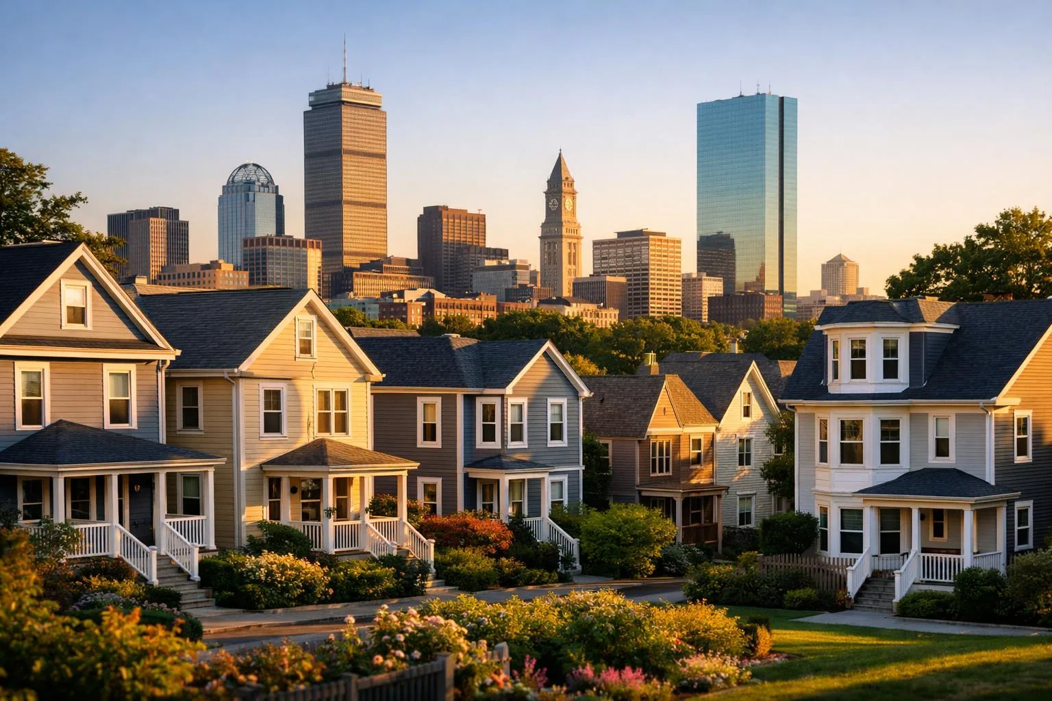 Investment real estate scene representative of DSCR lending in Massachusetts