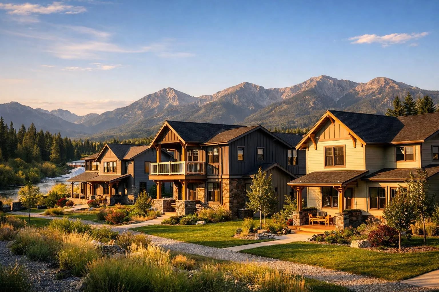 Investment real estate scene representative of DSCR lending in Montana