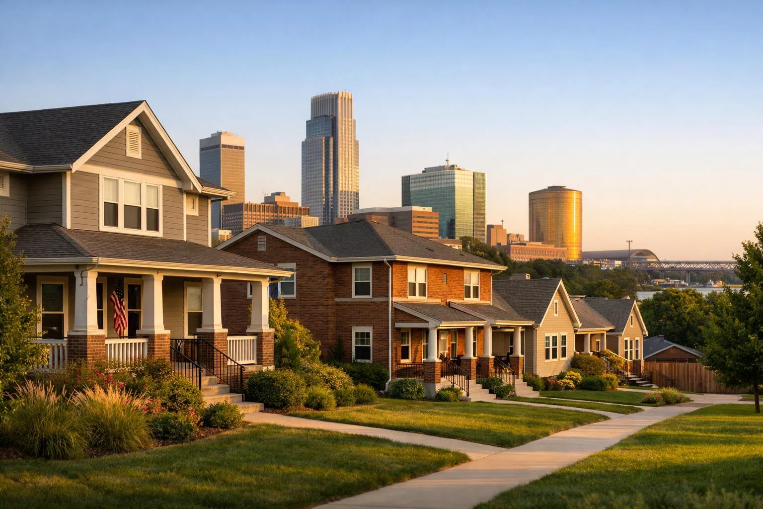 Investment real estate scene representative of DSCR lending in Nebraska