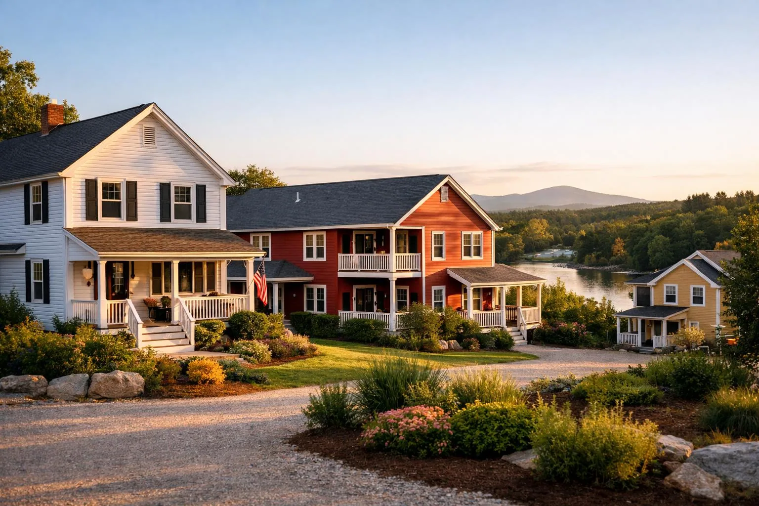 Investment real estate scene representative of DSCR lending in New Hampshire