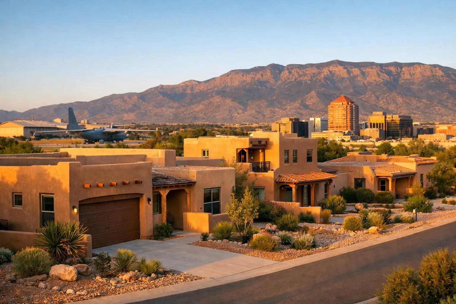Investment real estate scene representative of DSCR lending in New Mexico