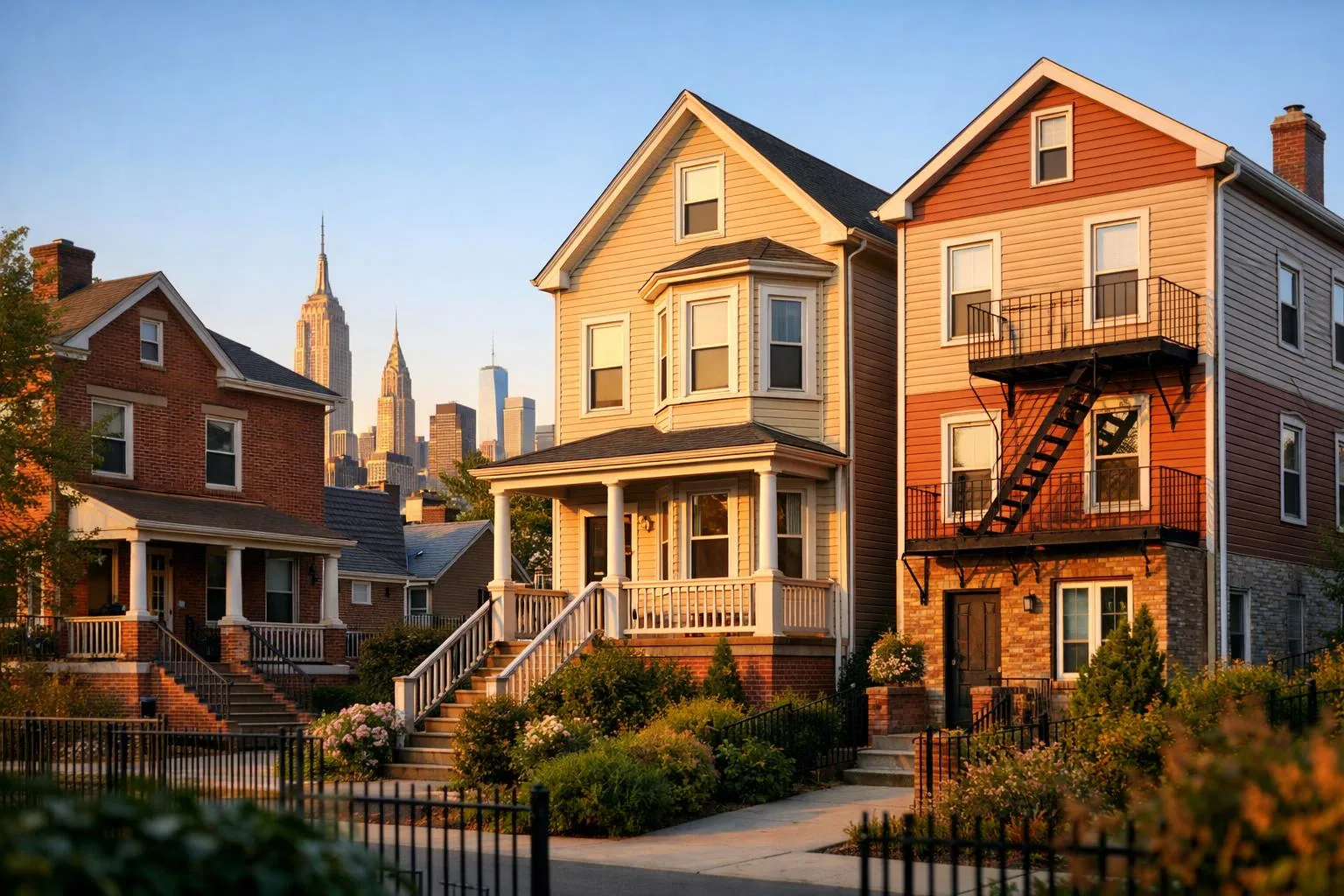 Investment real estate scene representative of DSCR lending in New York