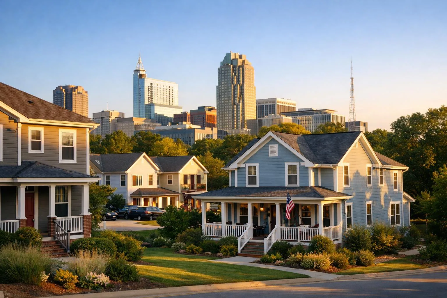 Investment real estate scene representative of DSCR lending in North Carolina