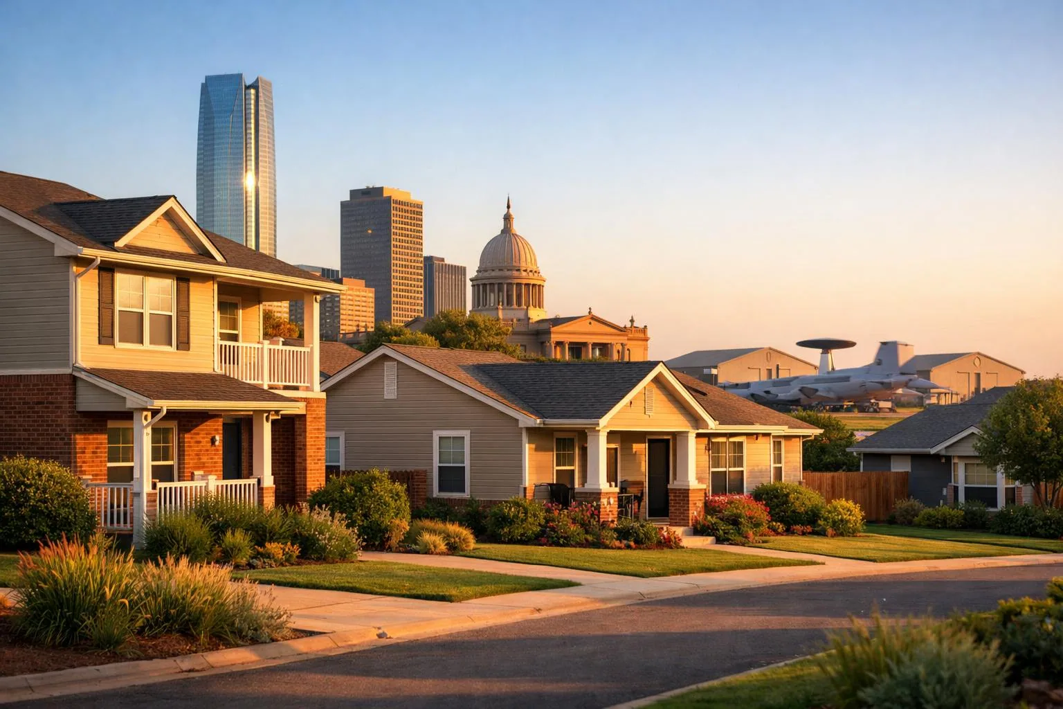 Investment real estate scene representative of DSCR lending in Oklahoma