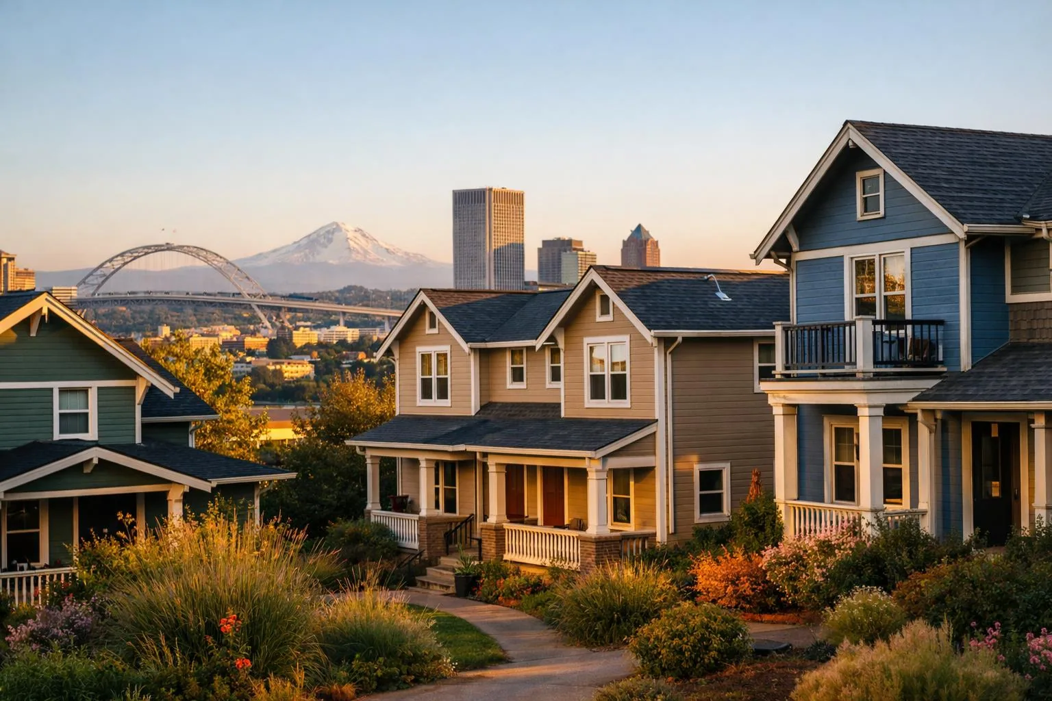 Investment real estate scene representative of DSCR lending in Oregon