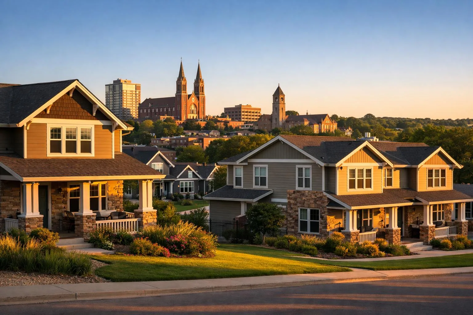 Investment real estate scene representative of DSCR lending in South Dakota