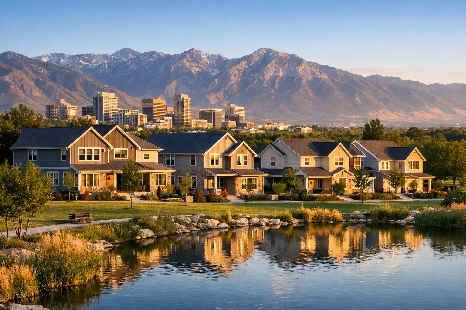 Investment real estate scene representative of DSCR lending in Utah