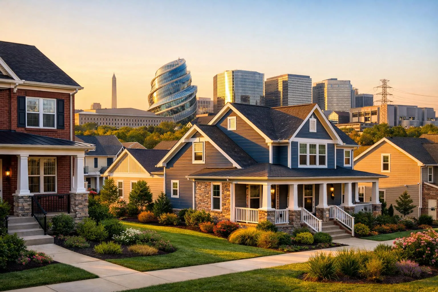 Investment real estate scene representative of DSCR lending in Virginia