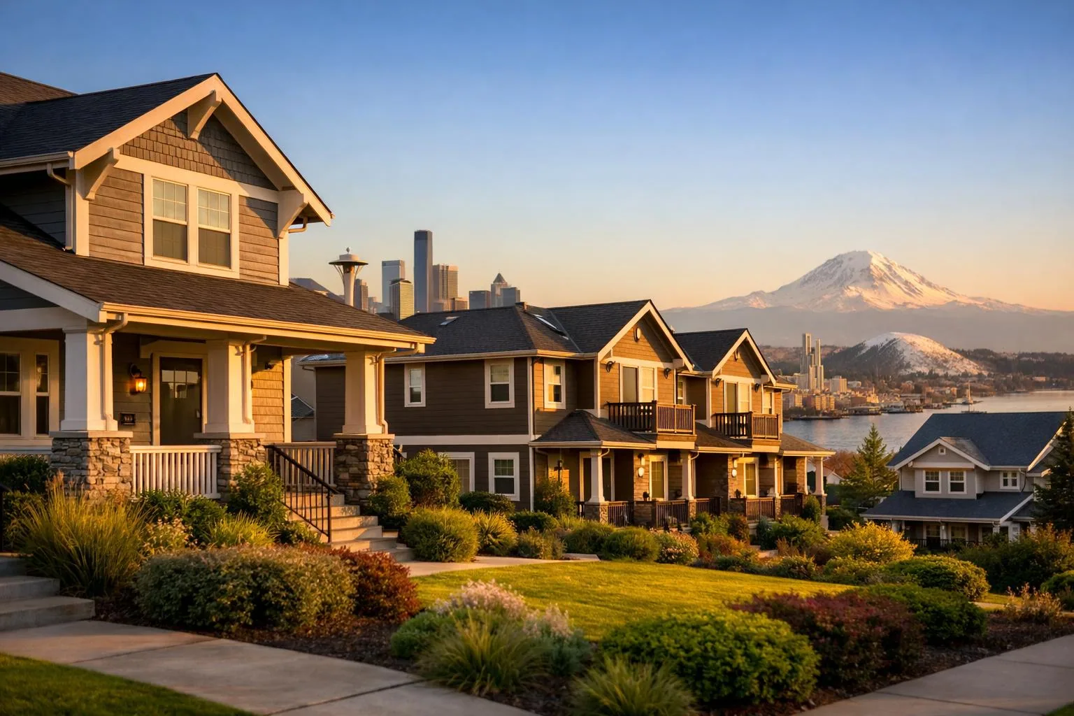 Investment real estate scene representative of DSCR lending in Washington