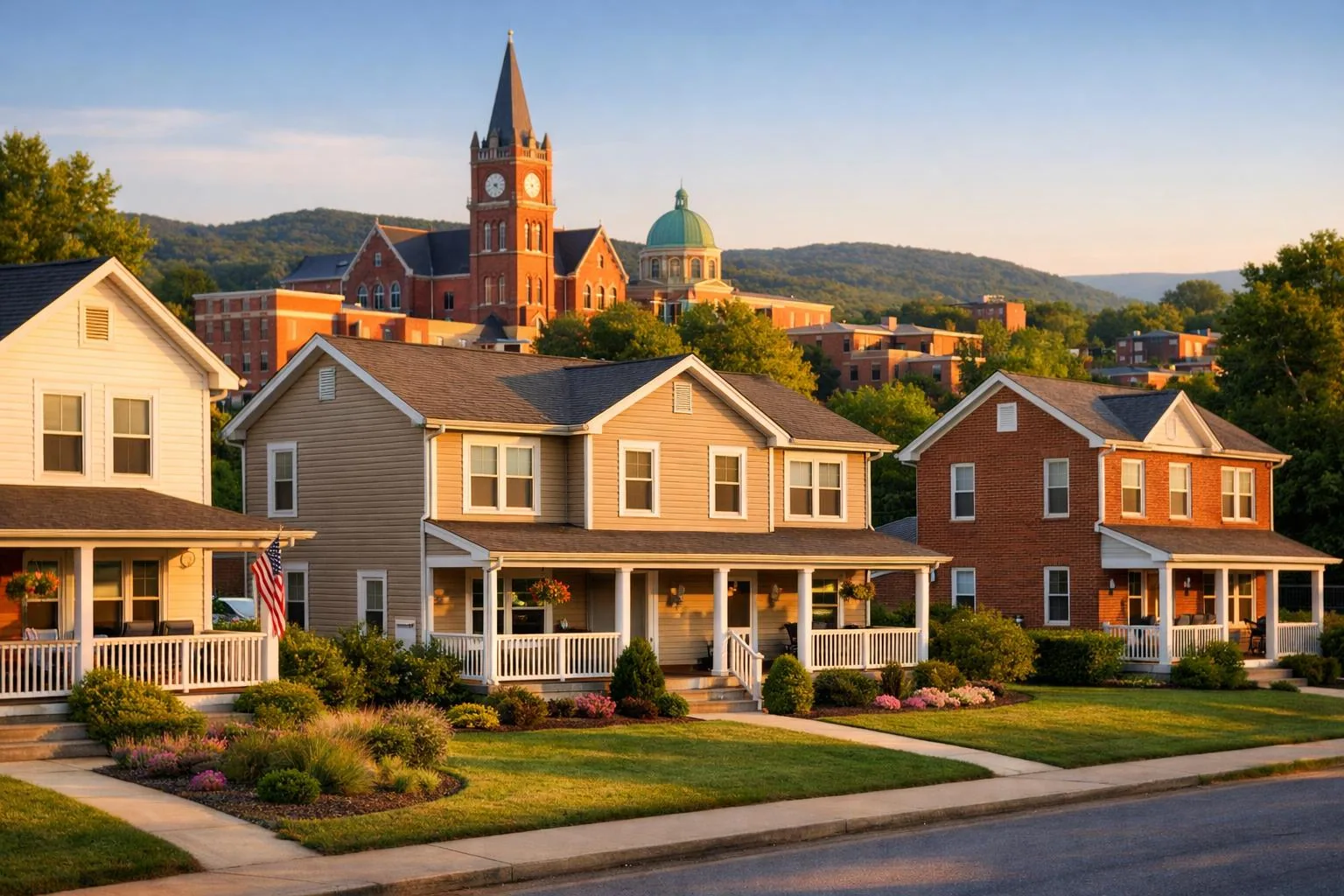 Investment real estate scene representative of DSCR lending in West Virginia