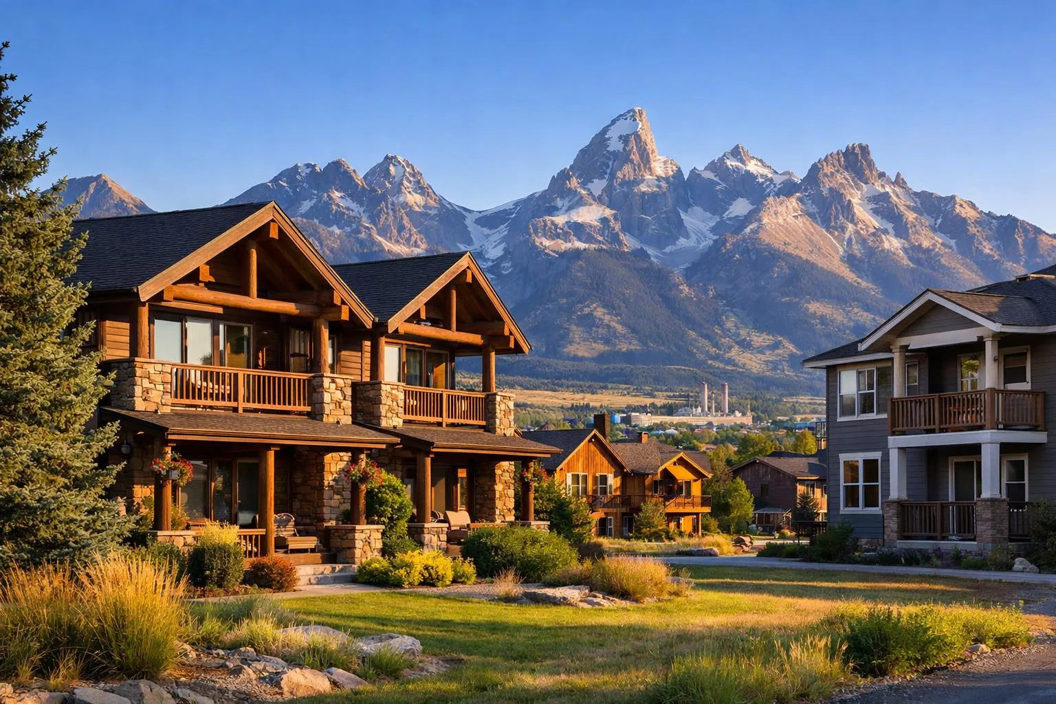 Investment real estate scene representative of DSCR lending in Wyoming